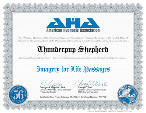 Certified Specialist: Imagery for Life Passages